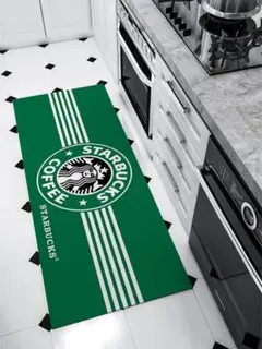 ✨大人気✨スタバ・マット✨グリーン✨【40センチ×120センチ】