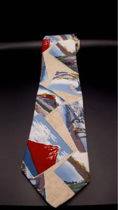 Handmade Japanese Ukiyo-e Necktie