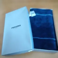 renoma レノマ ロングマット 50×180cm ネイビー 【未使用品】