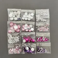 アクリルカボション丸カット　12種セット