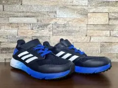 『新品』adidas アディダスキッズ スニーカー ネイビー/ブルー18cm