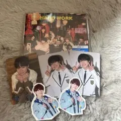 なにわ男子 HARD WORK 通常盤 大橋和也 トレカ、ステッカーセット