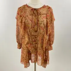美品 EVEX by KRIZIA チュニックブラウス シャツ シフォン 総柄のサムネイル