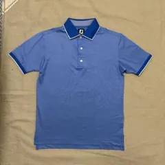 FootJoy FJ 未使用 ゴルフシャツ 半袖 ブルー Mのサムネイル