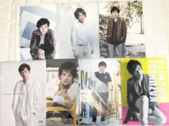 嵐 二宮和也 クリアファイル 7枚セット Live 嵐學