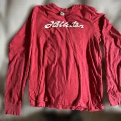 〇*君様 Hollister 長袖カットソー レッド XLサイズのサムネイル