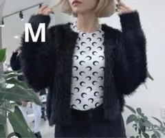 新品 三日月長袖トップス クレセントムーン ホワイトMサイズ