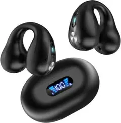 骨伝導イヤホン 耳挟み式 ワイヤレス 超軽量 快適装着 音漏れ抑制