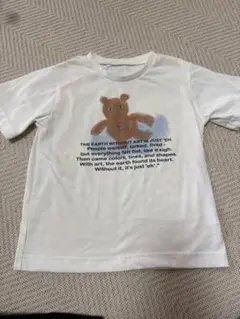 Semon クマ プリント Tシャツ ホワイト