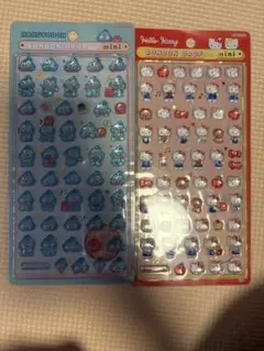 ハンギョドン・ハローキティ ボンボンドロップミニシール2枚セット