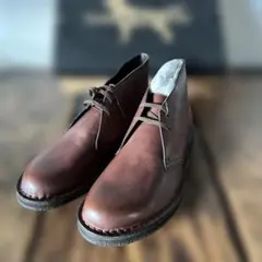 新品　ゴールデンレトリバー　デザート ブーツブラウン　本革 25.5cm