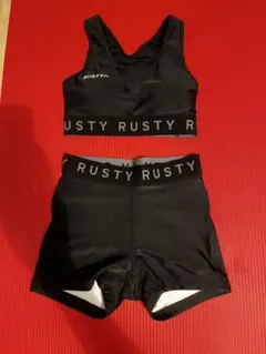 RUSTY 水着セット ブラック 7号　Sサイズ