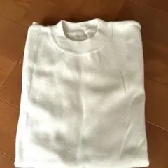 ホワイト クルーネック ニットセーター 長袖新品CRAFT