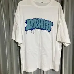 LYKBT グラフィティ Tシャツ Mサイズ ホワイト