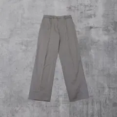 スラックス　ストレート　グレージュ　LL　オフィス　きれいめ　美シルエット