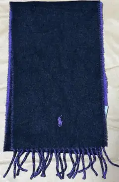 ポロラルフローレン POLORALPHLAUREN ツートーンマフラー 新品
