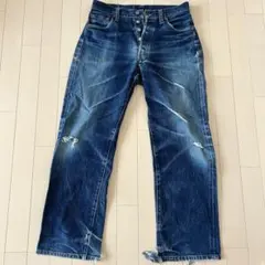 【加工なしダメージ！】復刻版Levi's501XX w31L36 濃紺インディゴのサムネイル