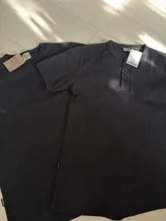 AVIREX ヘンリーネック、丸首 Tシャツ 2枚セットのサムネイル