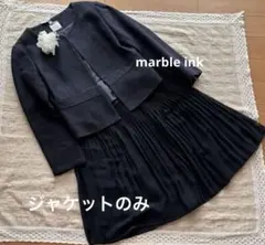 マーブルインク　ノーカラージャケット　Mのサムネイル