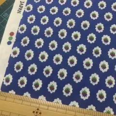 生地　ソレイアード シーチング　ブルー系