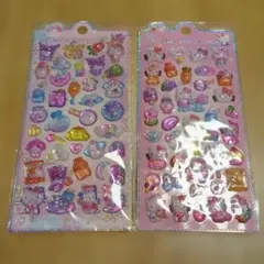 ハローキティぷくぷく 立体シール 2シートセット