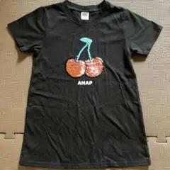 ANAP Kids チェリー柄スパンコール Tシャツ M