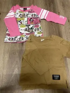 ミッキー　トレーナー　トップス　ディズニー　baby doll  ロンT