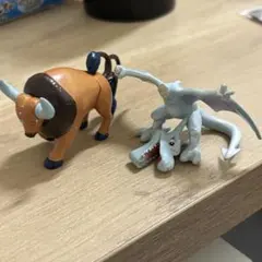 【TOMY】②②ポケモン モンコレ ケンタロス プテラ