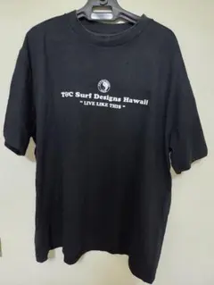 T&C SURF DESIGNS ロゴプリント半袖Tシャツ ブラック