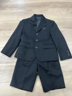 キッズスーツ　セット 115サイズ　 卒園式　入学式　ストライプ　七五三