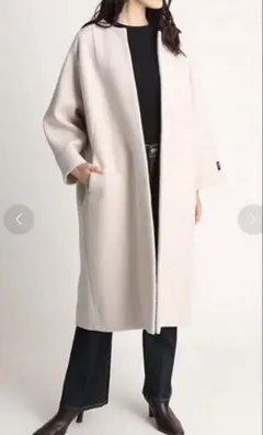 ミラオーウェン ノーカラードルマンコート