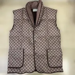 ☆新品・未使用☆ CELINE セリーヌ　ダウンベスト　マカダム柄 CELINE（セリーヌ） 美品 マカダム柄 ダウンベスト 西川ダウン ルーム