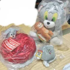 トムとジェリー　一番くじ　ぬいぐるみ　B賞　ラストワン賞 ハッピーくじ セット