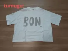リ*ウ様 tumugu:ツムグ■ラフィ天竺プリントTシャツ★BON.のサムネイル