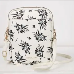 JILLSTUART カードポケット付き花柄ポシェット ショルダーバッグ ポシェ