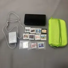 任天堂 Nintendo ニンテンドー 3DS ブラック ソフト11本 充電器