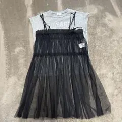 美品　ポンポネット　AMI Tシャツ＆チュールセット　150