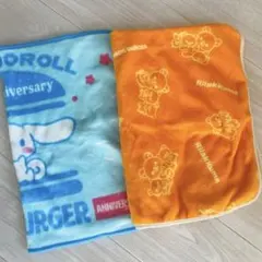 2枚セット！！Cinnamoroll & Rilakkuma ブランケット