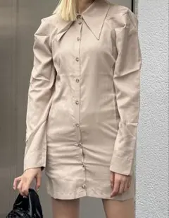 EMODA 【新品】ビックカラーシャツワンピース