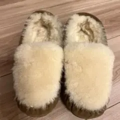 EMU エミュー ファーモカシンシューズ ムートン US7 24cm