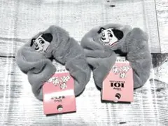 セリア ディズニー　101匹わんちゃん　ふわふわシュシュ　2個セット