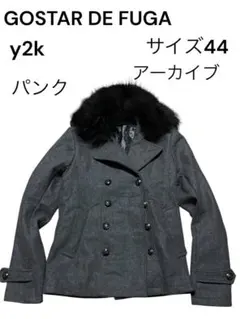 ジャケット・アウター fuga coating jacket archive 00s archive FUGA ファー ライダースジャケット 44 美品 - メルカリ