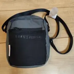 【新品】BEAMS DESIGN ショルダーバッグ グレー
