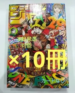 週刊少年ジャンプ 33号 10冊 ONE PIECE カード付 アオのハコ最終回