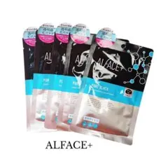 ALFACE+ ピュアブラック 5枚セット透明感＆毛穴ケアシートマスク　未使用品
