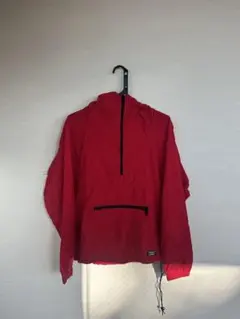 LLBean レッド プルオーバー マウンテンパーカー