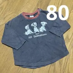 バースデイ フタフタ 101匹わんちゃん 長袖Tシャツ 80cm