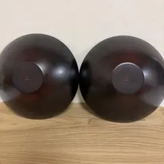 山中漆器 木製 天然木 深皿 丼 大きめボウル 2枚 作家物 - メルカリ