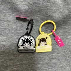 メロジョイ　キーホルダー　黄色　黒色
