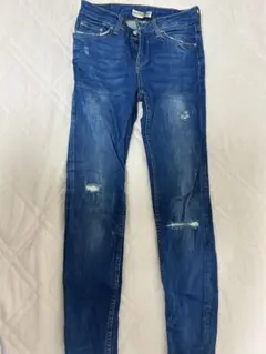 ZARA WOMAN プレミアムデニム ブルージーンズ